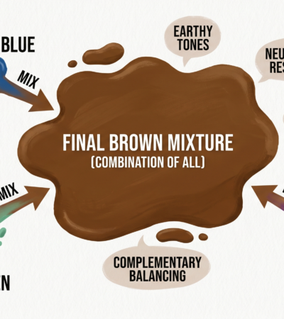 making of brown colour